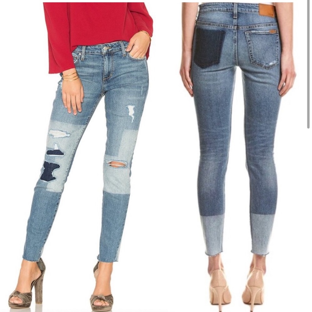 Joe’s Jeans Collector’s EditionThe Icon Skinny Ankle Mid Rise in Joon Patchwork